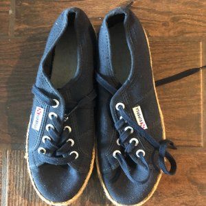Superga espadrille navy blue (size 37)